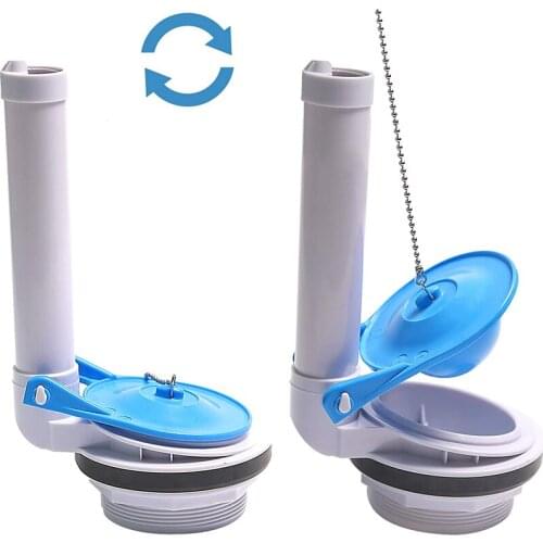 Toilet Drain Flush Valves Rubber Blue Tank Fittings Toilet Seal Water Stop Valve Cover Bathroom Flush Repair Tool Accessories