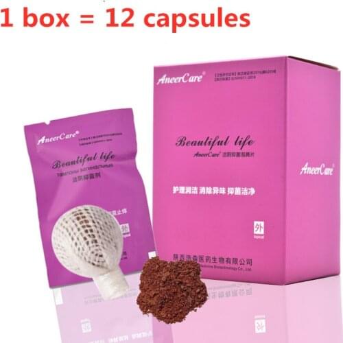 12PCS Cotton Detox Tampons Medicinal Clean Yoni Pearls Traditional Chinese Medicine Vaginal Treatment For Women