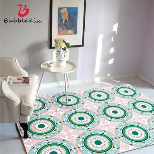 Bubble Kiss American Style Geometric Circle Pattern Carpets For Living Room Home Customized Decor Bedroom Rugs Floor Door Mat