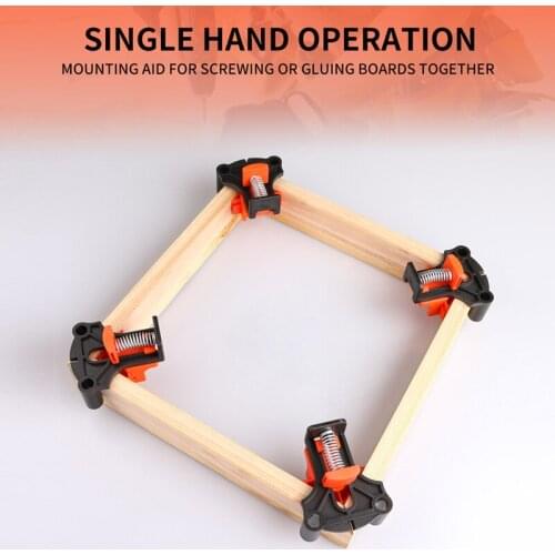 90 Degree Right Angle Clamp Fixing Clips Picture Frame Corner Clamp Woodworking Hand Tool furniture repaire photo reinforcement