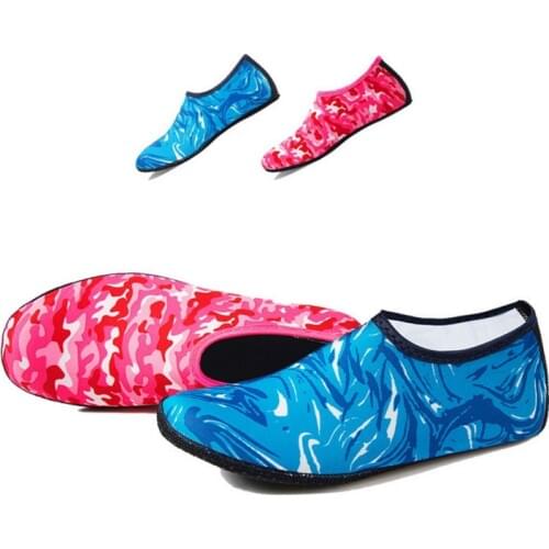 1 pair printed diving socks comfortable breathable quick-drying diving material swimming snorkeling beach socks