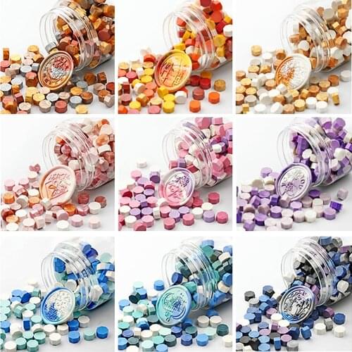 Octagonal Sealing Wax 100pcs/bag Vintage Beads DIY Crafts Making Tools For Vintage Craft Envelope Wedding Making Tools