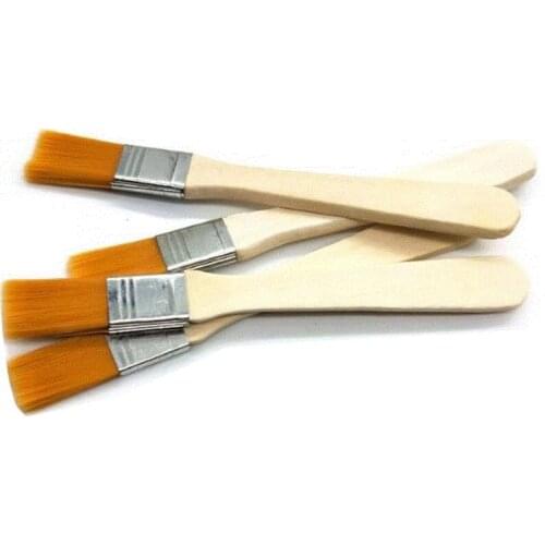 4PCS Anti-static Cleaning Brush Computer Keyboard PC Dust Cleaner Wood Handle for Electronics Mobile Phone PCB Repair Tools Set