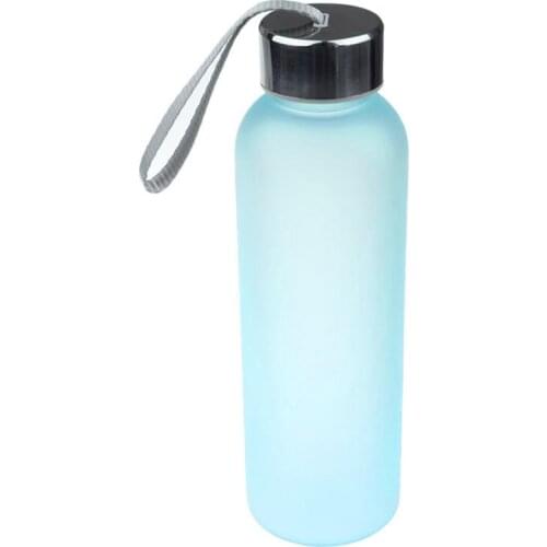 600ml Matte Capacity Sports Water Cup Men Women Summer Outdoor Portable Plastic Water Bottle Coffee Juice Cup Water Bottle