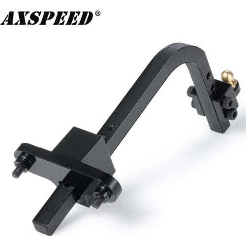 Metal CNC Alloy Adjustable Tow Trailer Hitch For Axial SCX10 90046 1/10 RC Crawler