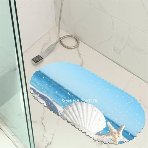 Home Products Beach Shell Series Color Design Comfortable Fashion Bath Mat Bath Mat Non-slip Mat Suction Cup Floor Mat