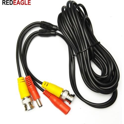 REDEAGLE BNC Cable 5M/10M/20M/30M Optional CCTV Video Output DC Plug Extension Cable for AHD TVI Analog DVR System kit