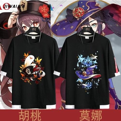 Genshin Impact Cosplay Costume GanYu Short sleeve Fashion jacket coat Game clothes Unisex Hoodie Zipper Hooded Sweatshirt Tops