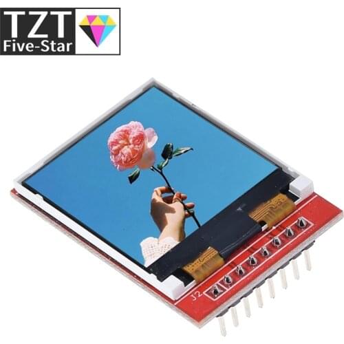 TZT 5V 3.3V 1.44 inch TFT LCD Display Module 128*128 Color Sreen SPI Compatible For Arduino mega2560 STM32 SCM 51