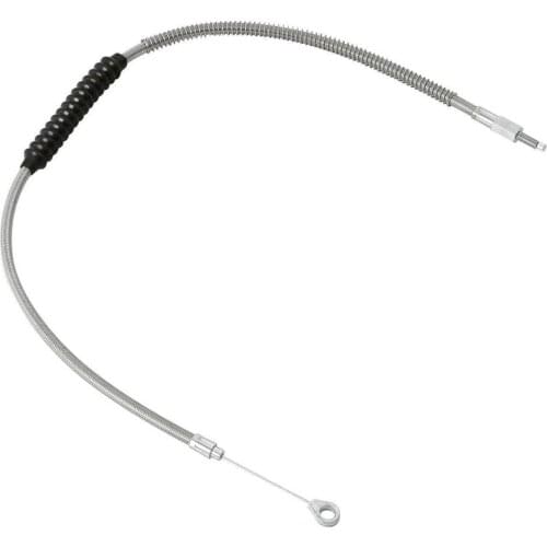 Motorcycle 90cm 35" Braided Clutch Cable For Harley Road King Street Glide FLHX Electra Glide FLHTC FLHTK FLHTCU