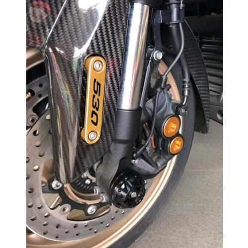 Motorcycle CNC Aluminum Alloy Front Axle Coper Plate Decorative Cover For Yamaha T max 530 TMAX 530 T-MAX 530 2015 2016