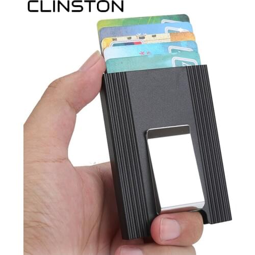 2020 Men Metal Credit Card Holder Male Aluminum Alloy Business ID Multifunction Card Case Cardholder for Men Women