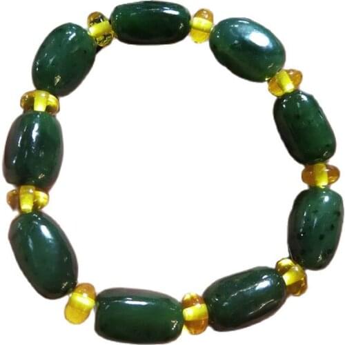 Natural Xinjiang Hetian Jade Jade Old Pit Material Raw Stone With Type Bracelet