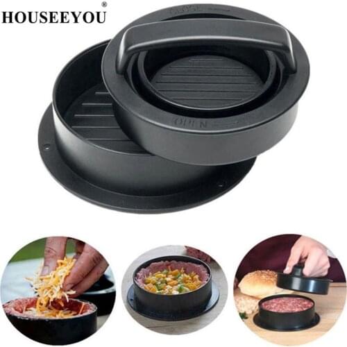HOUSEEYOU Hamburger Makers Non-Stick Chef Cutlets Hamburger Forms Press for Cutletses Burger Maker Mould Press Meat Mold Tools
