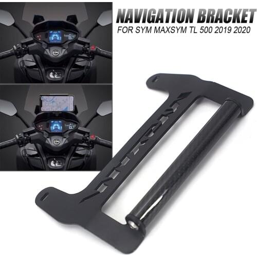 NEW Motorcycle Front Phone Stand Holder Smartphone Phone GPS Navigaton Plate Bracket For SYM MAXSYM TL 500 TL500 2020