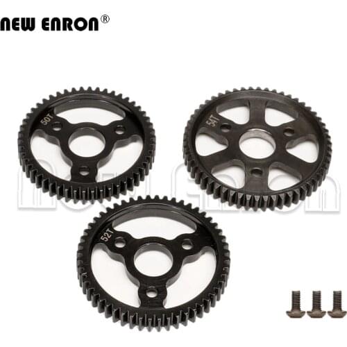 NEW ENRON Harden Steel Spur Main Gear 50/52/54T 32P 0.8M 1p RC Cars for Adults Traxxas Slash Stampede Rustler 4x4 6842 6843 3956