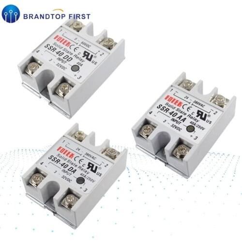 Single Phase Solid State Relay Module 40A SSR-40DA SSR-40AA SSR-40DD
