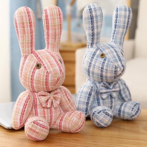 Peluche conejo estilo bohemio Bohemian style rabbit plush doll small fragrant fashion doll baby soothing animal decoration gifts