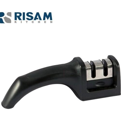 RISAMSHA Professional Kitchen Knife Sharpener Diamond Sharpener Knife Sharpening Machine Afiador Diamante Aiguiseur RM004