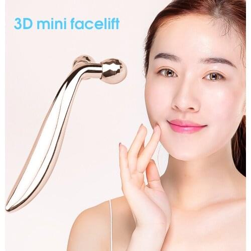 3D Roller Massager Lift Skin Tightening Wrinkle 360 Rotate Thin Face Facial Massage Tool Y Shape Massager