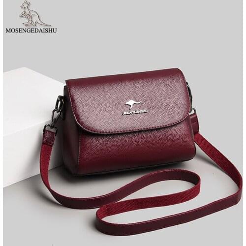 Luxury Designer Ladies Shoulder Bag High Quality PU Leather Womens Bag Fashion Letter Design Women Messenger Bags Bolso Mujer