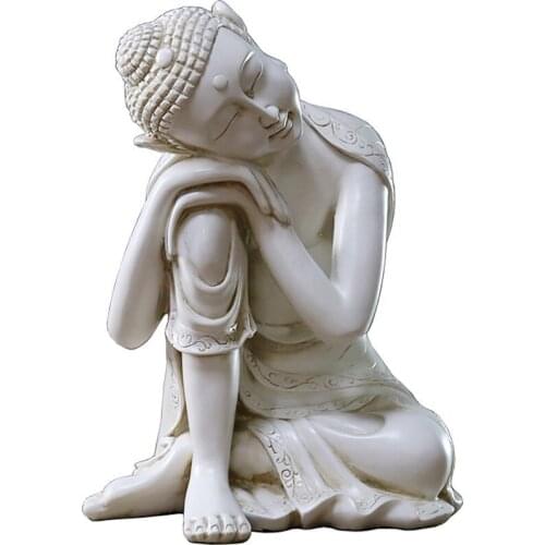 HANDMADE BUDDHA STATUE RESIN CRAFTS HOME DECORATION SOUTHEAST ASIA DECORATIVE BUDDHA CRAFT GARDEN SCULPTURE INDIA BUDDHIST