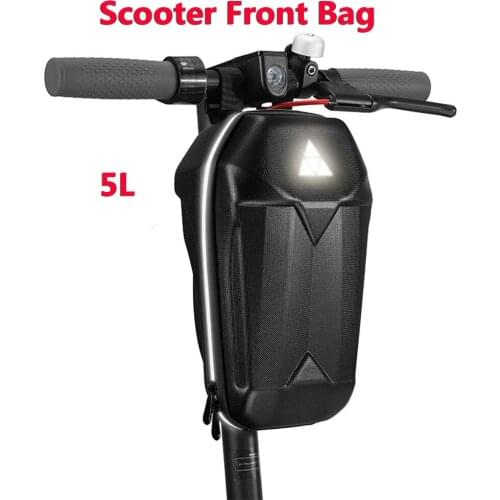 EVA Hard Shell Scooter Front Bag for Xiaomi M365 Universal Electric Scooter Bag 2/3/4/5L Waterproof Front Storage Hanging Bag