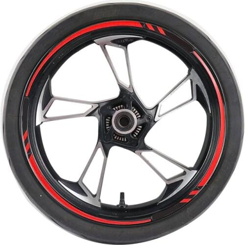 Motorcycle Wheel Hub Sticker 17 "universal Reflective