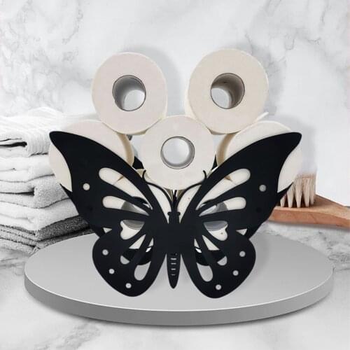 Animal Shaped Toilet Roll Holder Free Standing Bathroom Accessories Iron Paper Holder Bathroom Storage Rack Tissue Roll Holders