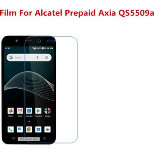 1/2/5/10 Pcs Ultra Thin Clear HD LCD Screen Protector Film With Cleaning Cloth Film For Alcatel Prepaid Axia QS5509a