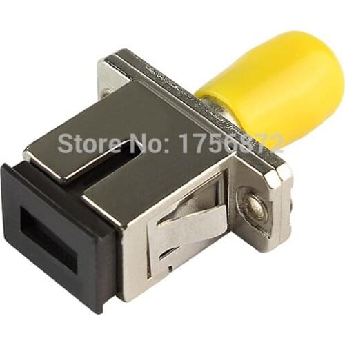 10PCS/Lot Optical Fiber Adapter Adapters SC-ST Fiber Optic Adapter Flange ST-SC