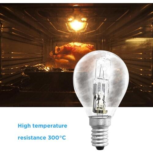 220V E14 300 Degree High Temperature Resistant Microwave Oven Bulbs Cooker Lamp Salt Light Bulb Oven Warmer Lamp Halogen Bulb