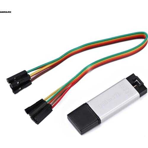 Aluminum shell CP2102 USB 2.0 to TTL UART Module 6Pin Serial Converter STC Replace FT232 Module support 5v/3.3v for arduino