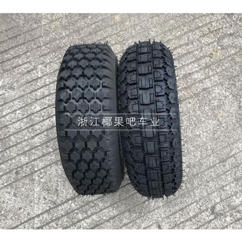 Electric Beach Vehicle Mower Elderly Scooter 4.10/3.50-6 Tire Vacuum Inner and Outer Tire Compatible Wheel Hub