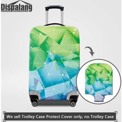 Diamond Pattern Geometric Case For A Suitcase Women Men Dirtproof Luggage Protective Covers Child Thick Elastic Dustproof Cover