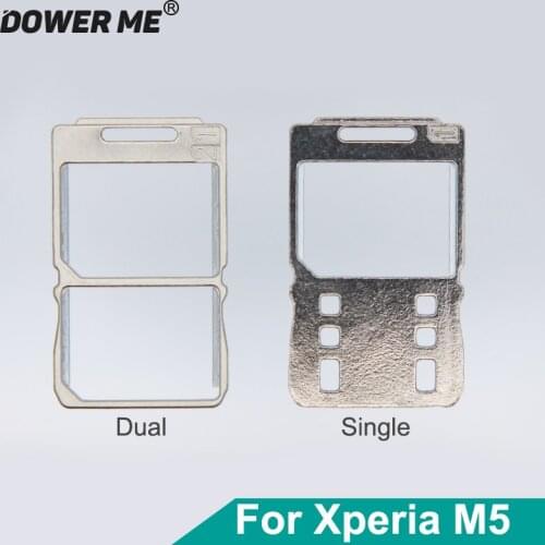 Dower Me Replacement For Sony Xperia M5 E5603 E5606 E5633 E5643 E5653 E5663 Single Dual Sim Tray Sim Card Reader Holder