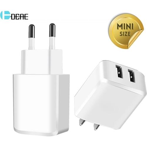 DCAE 5V 2A USB Charger for iPhone X 8 7 6 iPad Air Fast Wall Charger EU US Adapter for Samsung S9 S8 Xiaomi Mobile Phone Charger