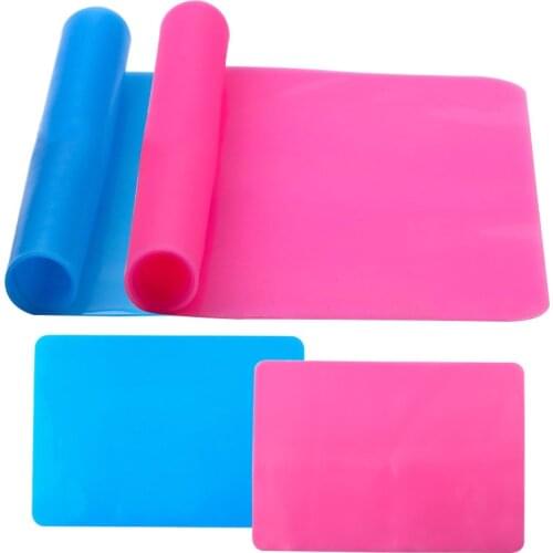 Epoxy Resin Silicone Sheet Jewelry Casting Moulds Mat Multipurpose Mat Nonstick Workbenches For Jewelry Making Supplies 2 Colors