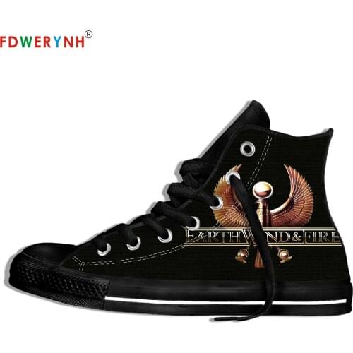 High Top Canvas Mens Casual Shoes Earth Band Most Influential Metal Bands Of All Time Lightweight Breathable Shoes For Women Men