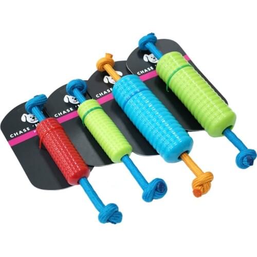 CAITEC Dog Toys Rope Tube Soft Durable Floatable Interactive for Chewing and Tugging Bite Resistant Suitable for Interaction