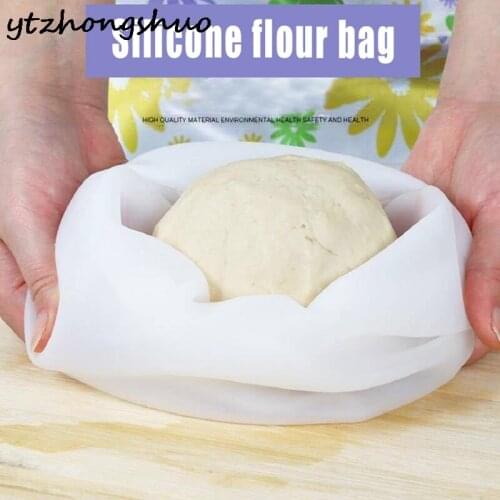 Kitchen Silicone Kneading Bag Thickening Non-stick Hand Kneading Dough Bag Household Baking Tools Accessories Baking Gadgets