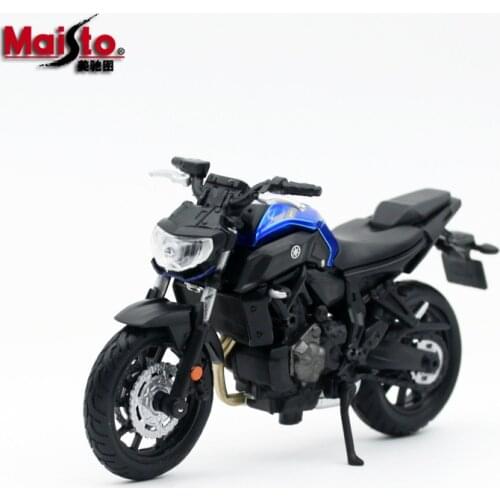 Maisto 1:18 YAMAHA 2018 MT-07 Motorcycle metal model Toys For Children Birthday Gift Toys Collection