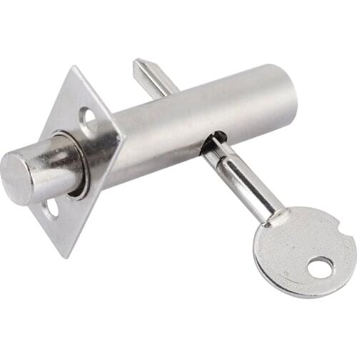 Stainless Steel Hardware Pipe Tube Well Invisible Lock for Fireproof Door Escape Aisle