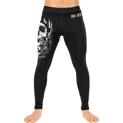 Skull Mens Moisture Wicking Compression Pants, Leggings for Cycling Hiking Fitness Crossfit Workout Gym