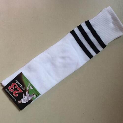 New Unisex Outdoor Especially Spring Summer Autumn Seasons Football Sports Socks Stripes Cotten and Acrylic Fibers Soft Elastic