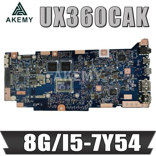 New UX360CA 8GB RAM/i5-7Y54U CPU Motherboard For ASUS ZenBook Flip UX360CA UX360CAK Laotop Mainboard Motherboard