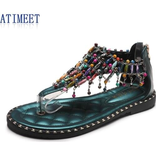 New Summer Sandals Fashion Bohemian Sandals Designer Shoes Women Slippers Cool