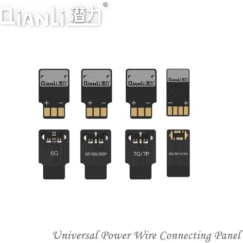 Qianli iPhone XS x 8P 8 7p 7 6sp 6S 6p 6 power line connection panel 4pcs/lot , Battery connection panel