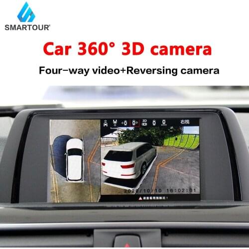 Smartour For BMW 360 Camera Parking Surround View HD Surround View Driving Support Bird View Panorama System 4 Car Camera