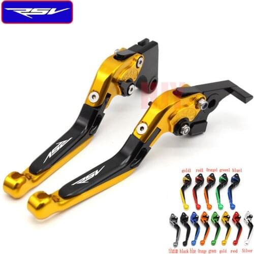 For Aprilia RSV MILLE / R 2004 2005 2006 2007 2008 CNC Adjustable Folding Motorcycle Brake Clutch Levers